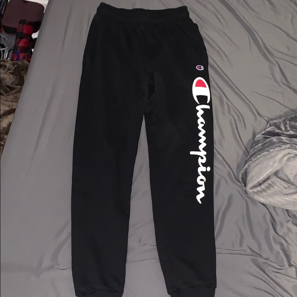 Black Champion Joggers